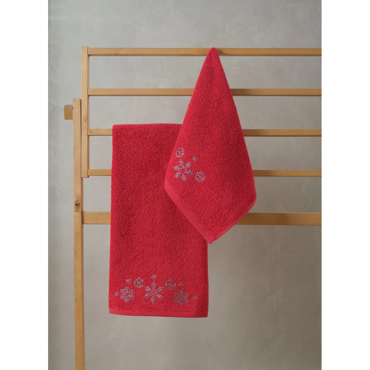Manamo Snowflake Christmas Hand Towel Cotton   30x45 სმ