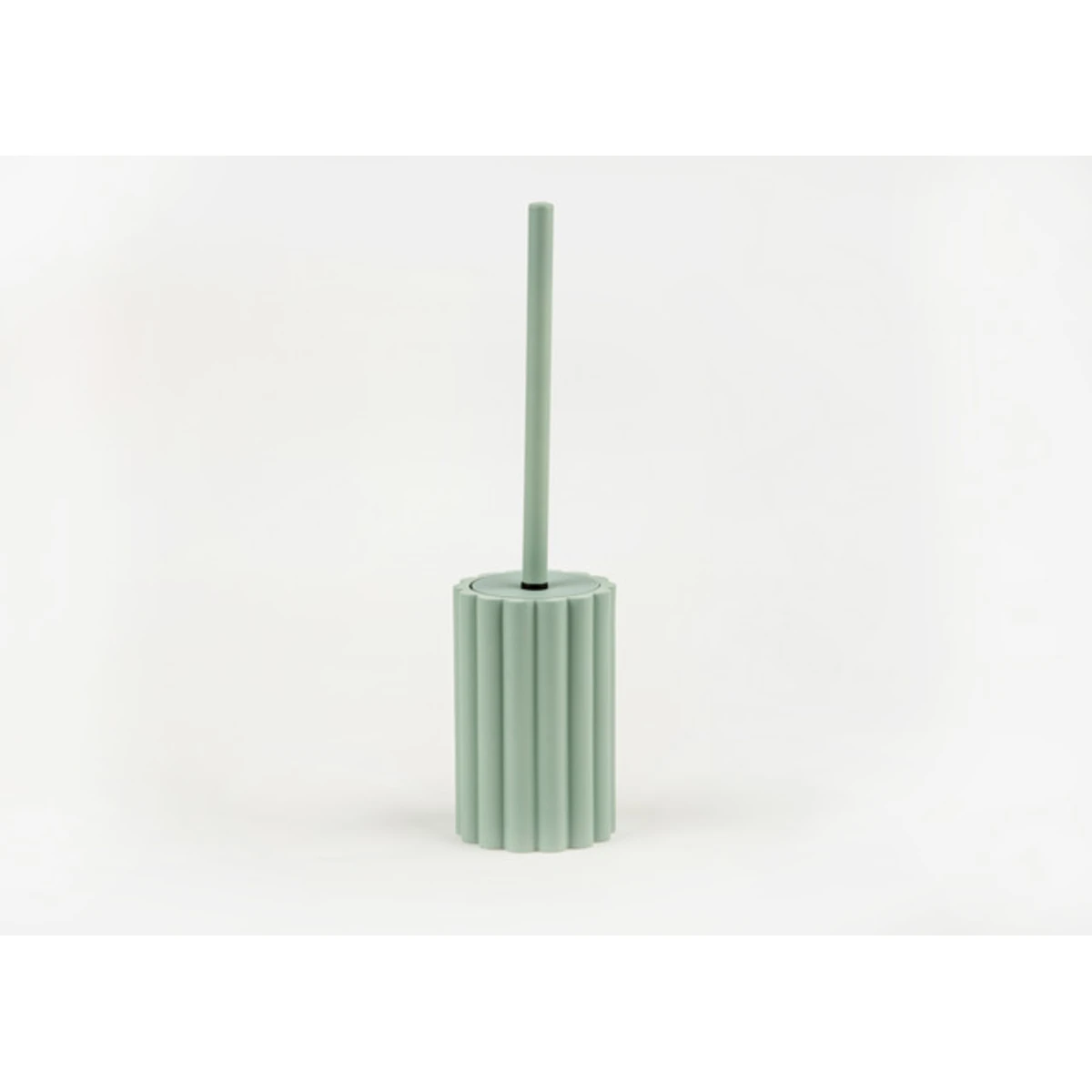 Manamo Tria Toilet Brush  Polyresin Cameo Green  10.5x10.5x15.6 cm