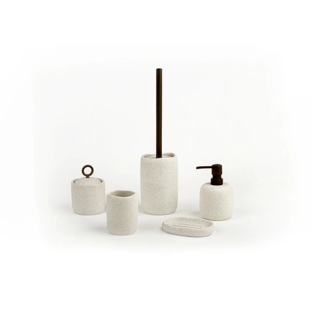 Manamo Elegance Soap Dish Polyresin Ecru  13.2x9.3x2.4 cm