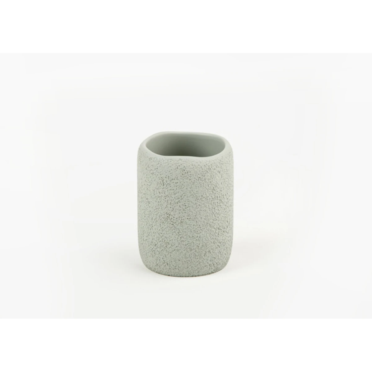 Manamo Elegance Toothpaste Dispenser Polyresin Gray  7.7x7.7x9.7 cm