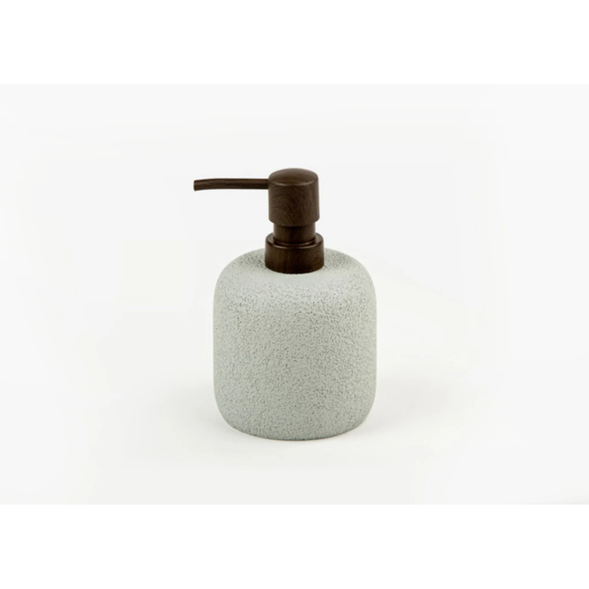 Manamo Elegance Liquid Soap Dispenser  Polyresin Gray  9.1x9.1x14.4 cm