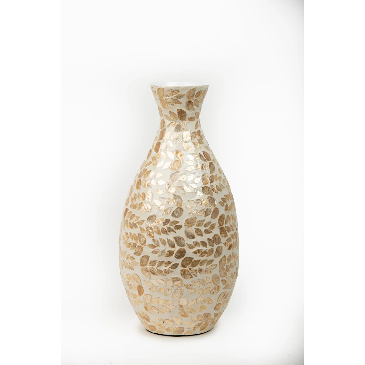 Manamo Luisa Vase Bamboo/ Pearl  Gold 26x53 cm
