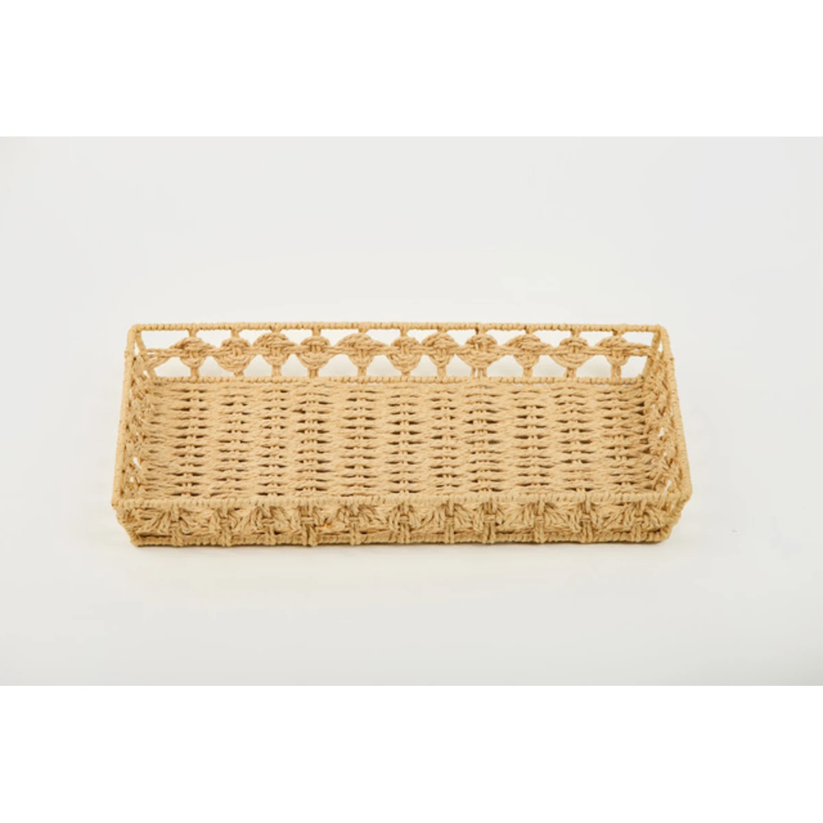 Manamo Lena Tray Wicker Natural Rectangular 48x30x5.5 cm