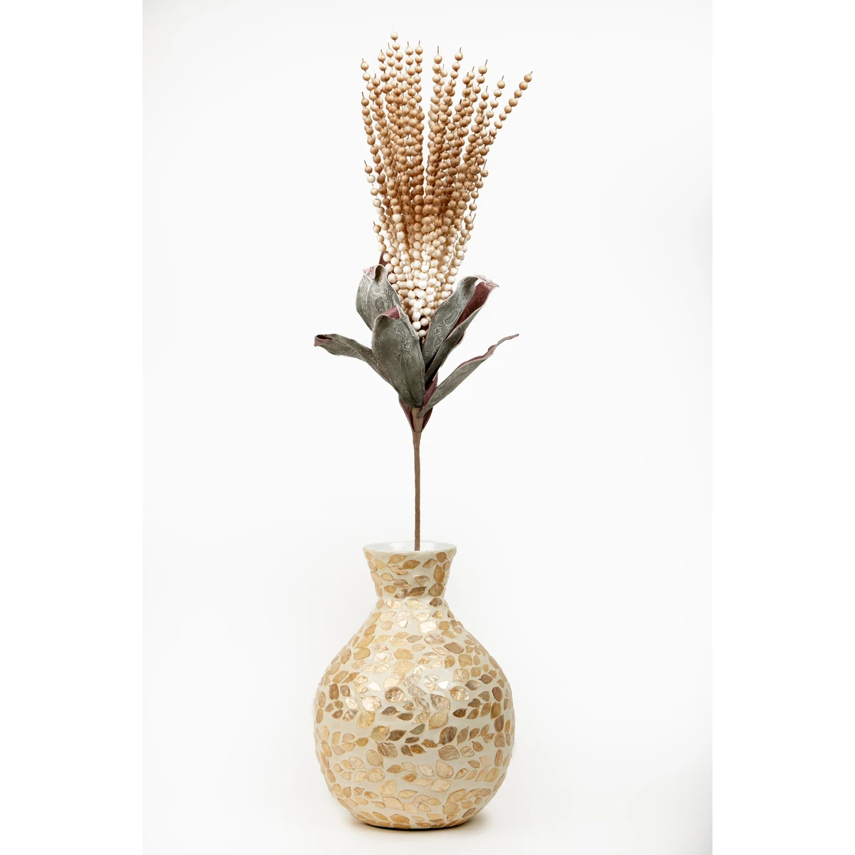 Manamo Wheat Artificial Flower  Mink  102 cm