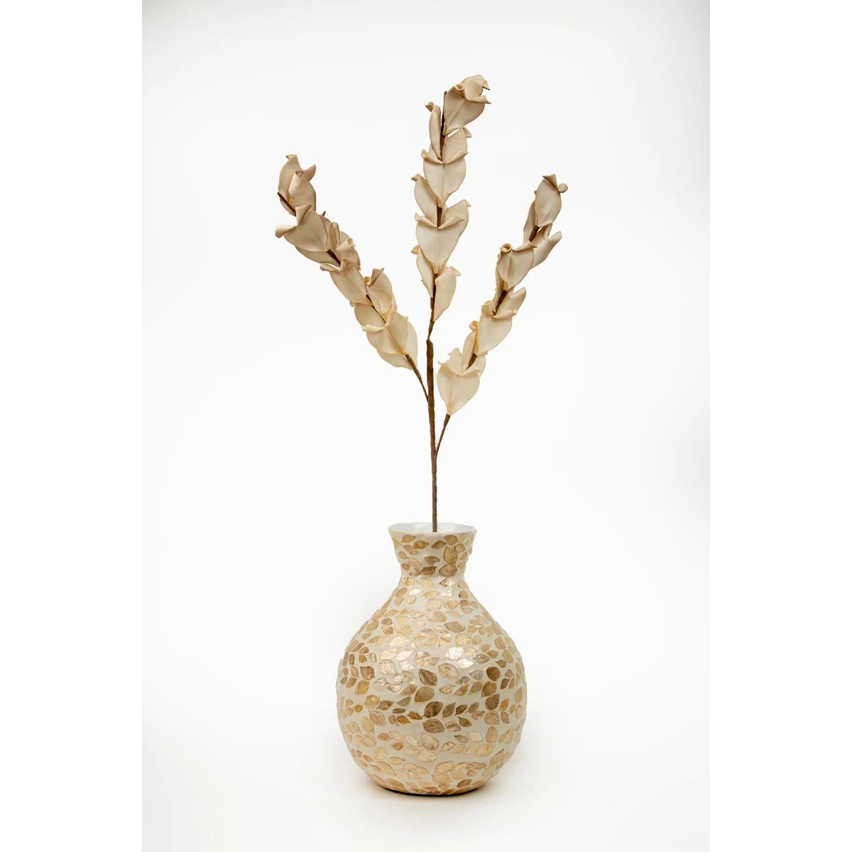 Manamo Leaves Eva Artificial Flower  Mink  98 cm