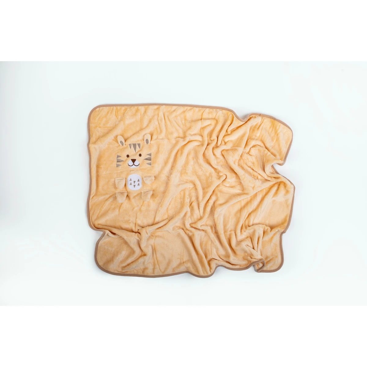 Manamo Tiger Baby Blanket Polyester Brown 80x100 cm