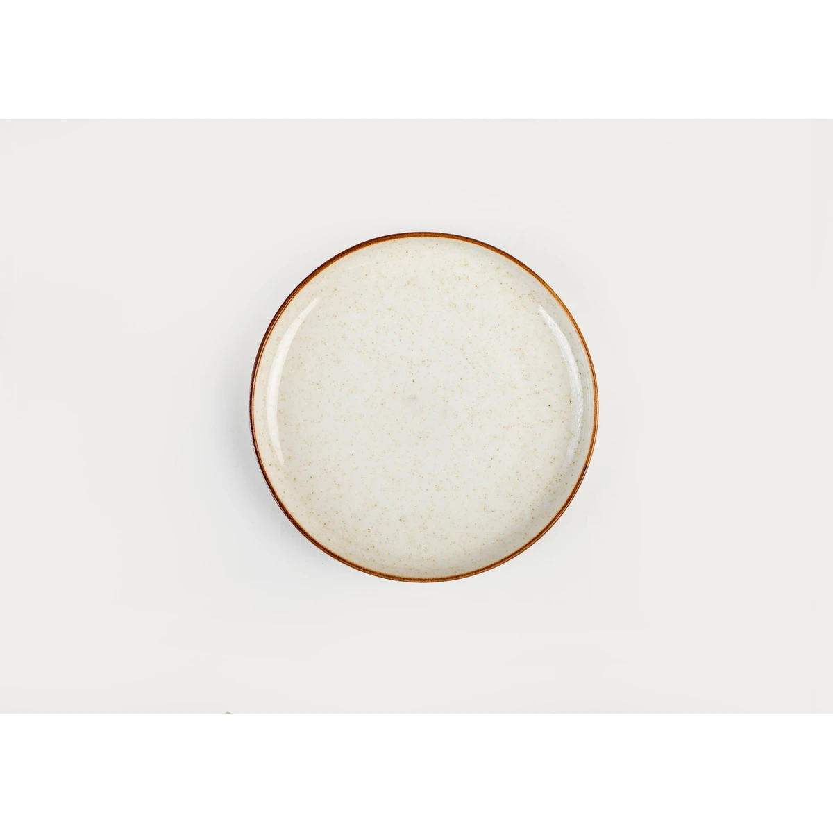 Manamo Elena Cake Plate Porcelain Beige  20 cm