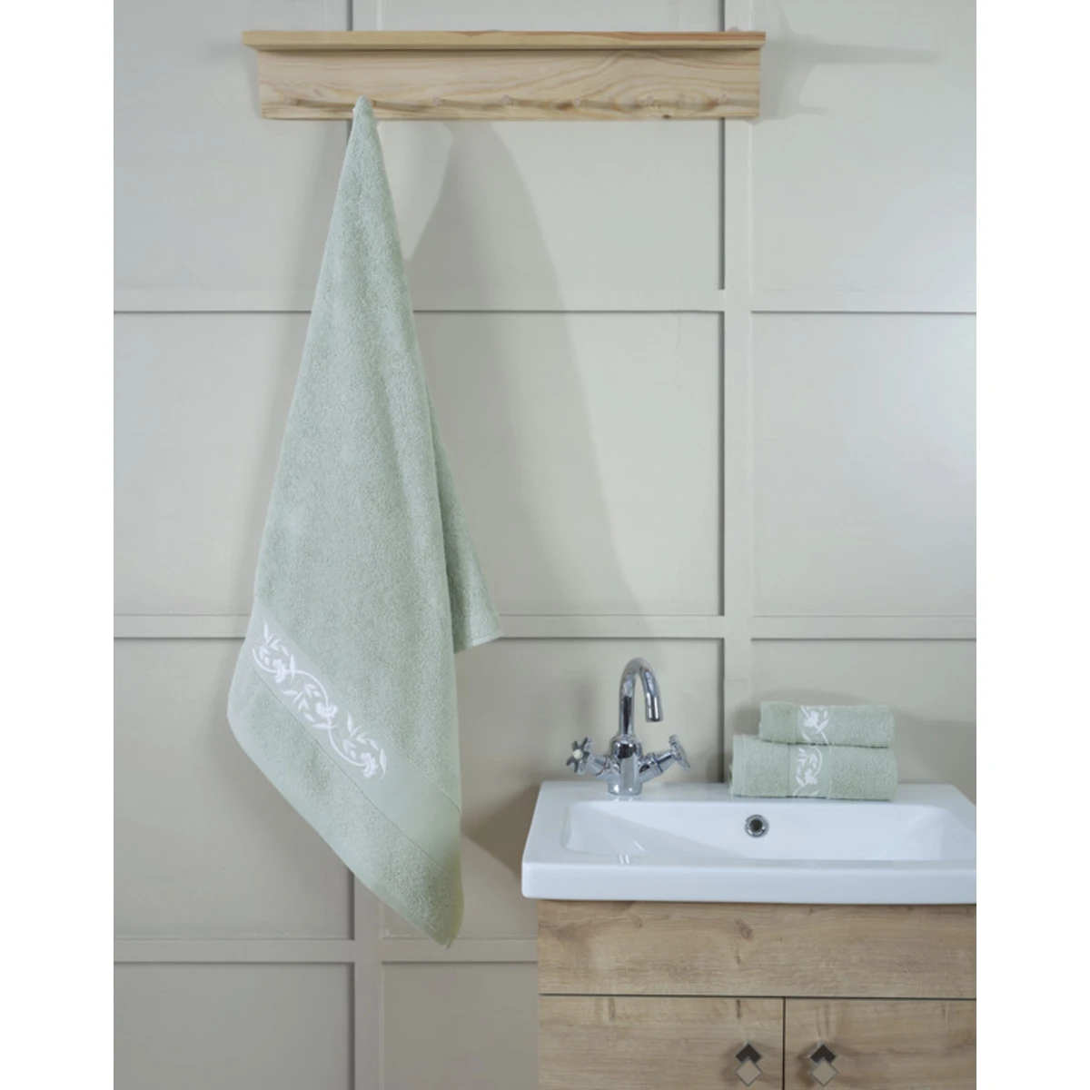 Manamo Elain Bath Towel Cotton Cameo 75x150 cm