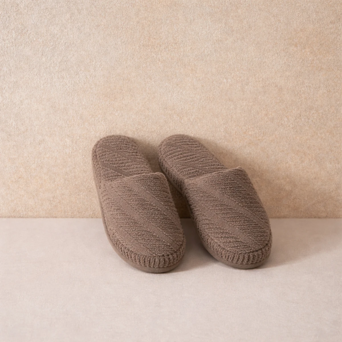 Manamo Dolce Slipper Cotton Mocha Jacquard 40-42