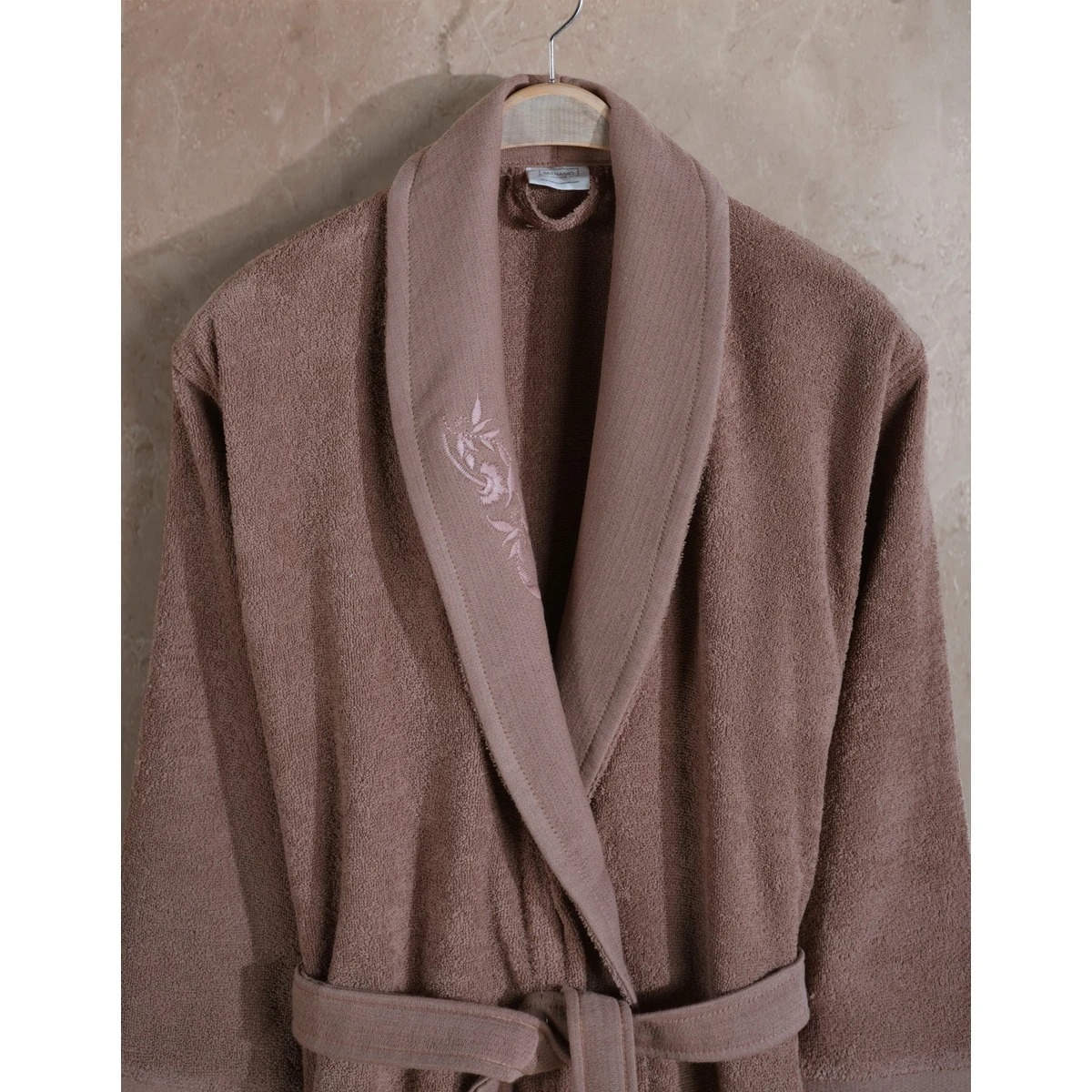 Manamo Elain Bathrobe Cotton Mocha 2XL/3XL