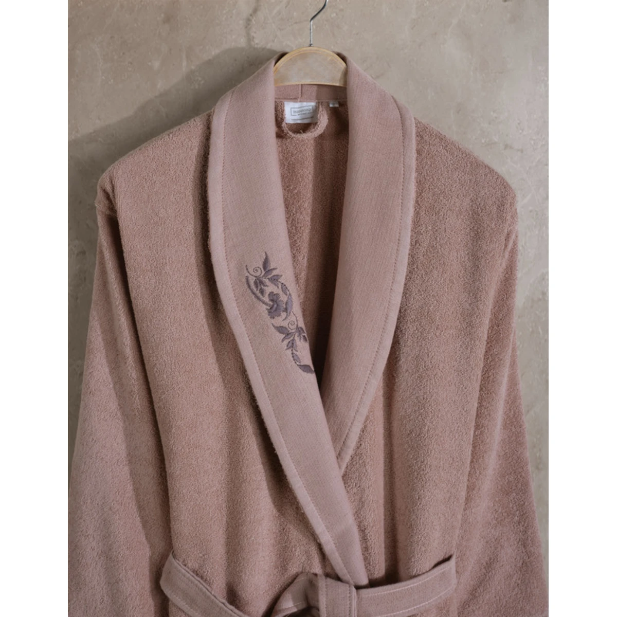 Manamo Elain Bathrobe Cotton Blush L/XL