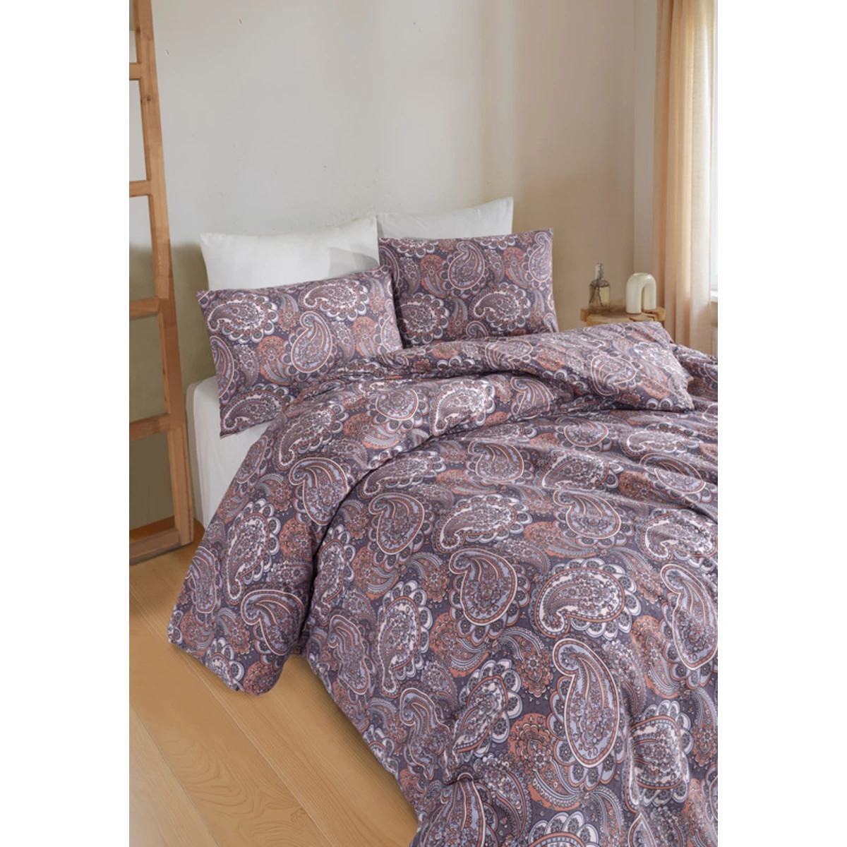 Manamo Paisley Duvet Cover With Pillow Case Cotton  Double200x220+50x70 cm(2)
