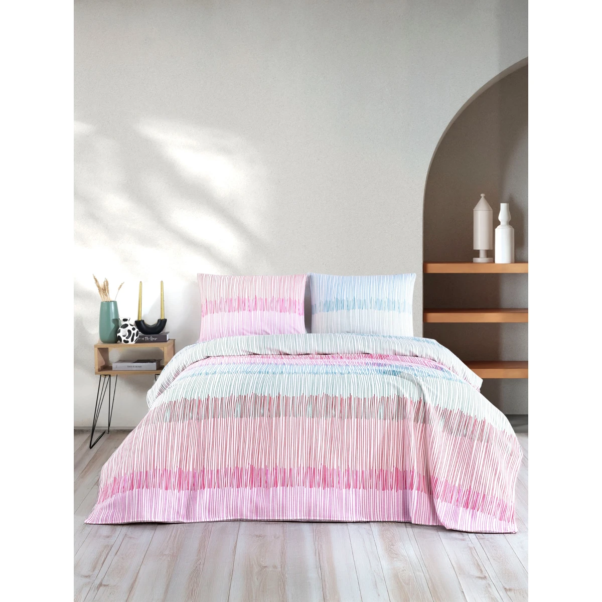 Manamo Line Digital Printed Pike Bedspread 200x220 