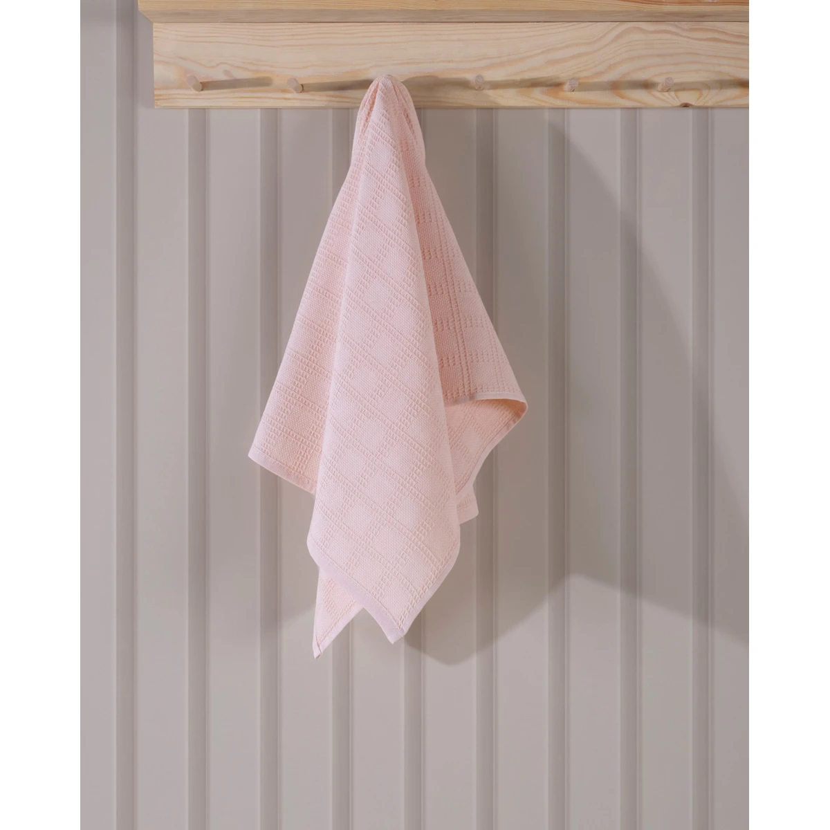 Manamo Roma Face Towel Waffle Cotton Blush  50x90 cm