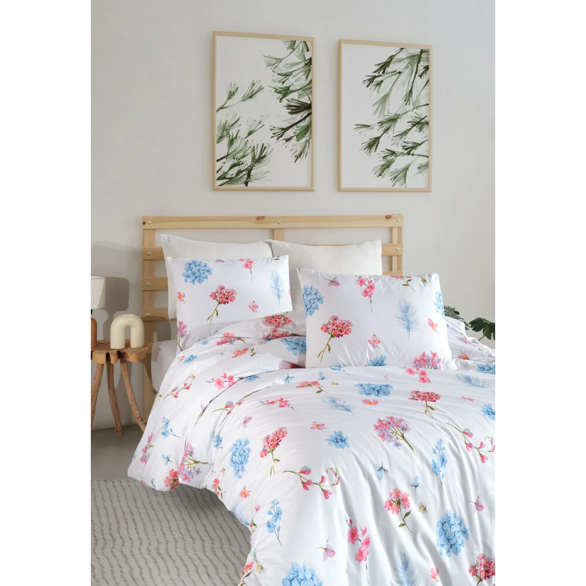 Manamo M&D Orchid Duvet Cover With Pillow Case Cotton  Double Size 200x220+50x70 cm(2)