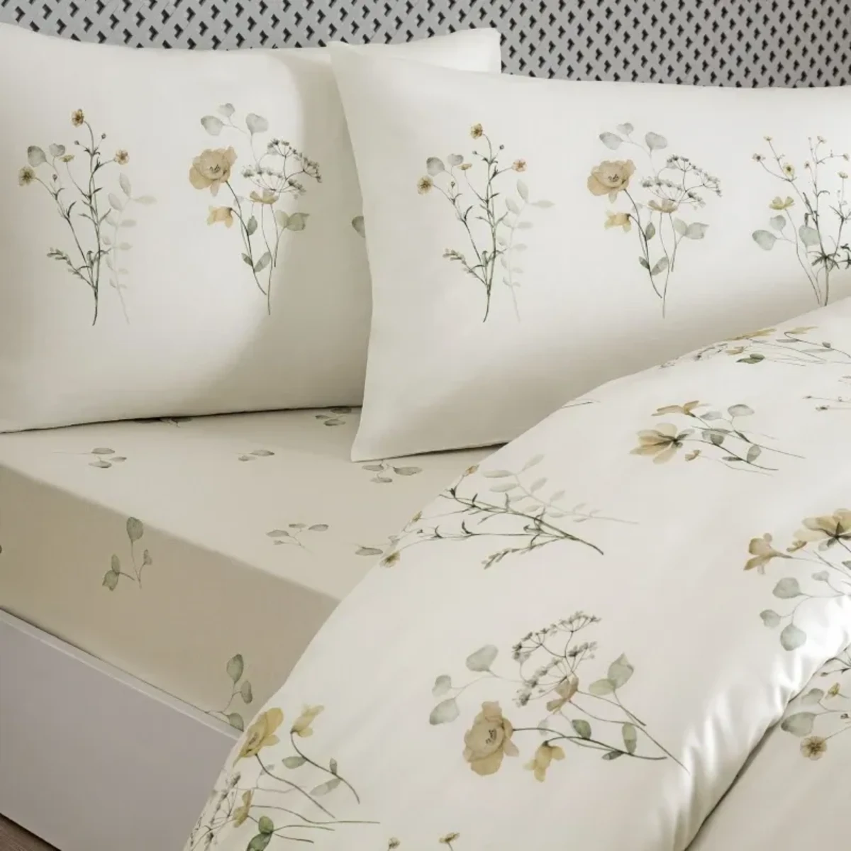 TAC Auren Bed Linen Set Cotton Pink Single 160x220+180x260+50x70 cm