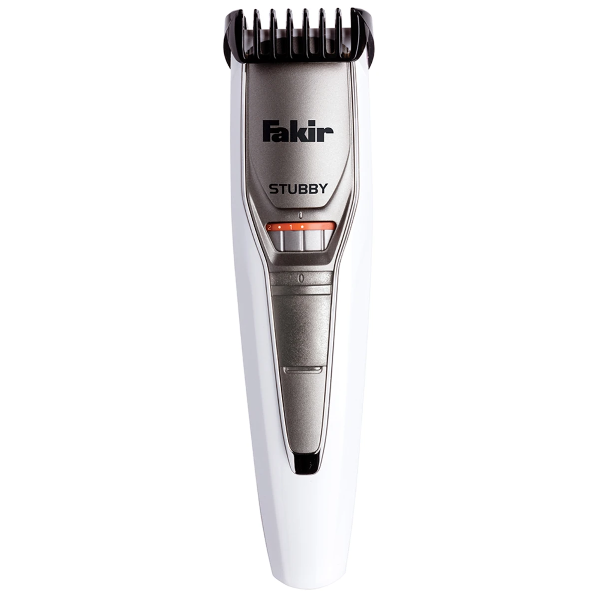 Fakir Stubby Beard Trimmer-White Chrome 