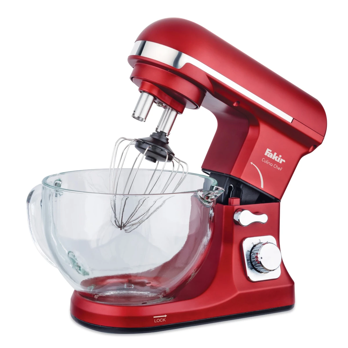 Fakir Culina Chef Stand Mixer Red