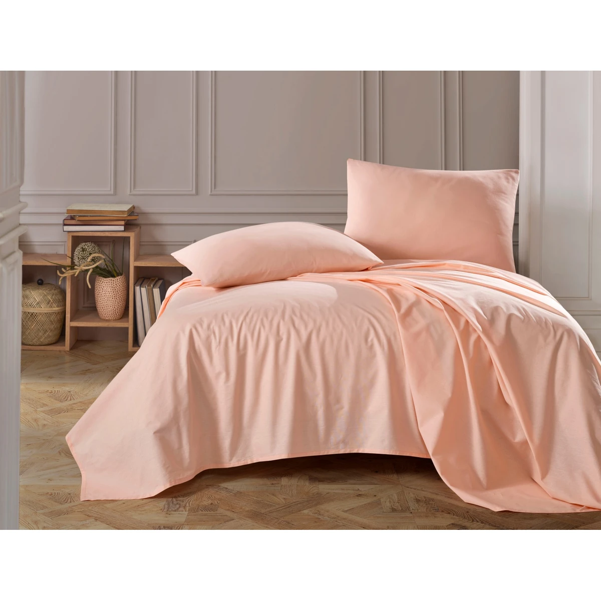 Manamo M&D Flat Sheet Blush 180x260  