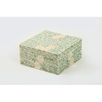 Manamo Madelyn Box MDF / Pearl Green 23x23x11 cm