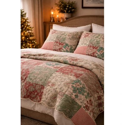 Manamo Flory Bed Cover  Colorful Single  180x240+50x70 cm