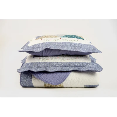 Manamo Perla Bed Cover  Indigo Double 240x250+50x70 cm (2pc)