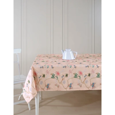Manamo Spring Bird Table Cloth Digital Print Polyester  140x140 cm