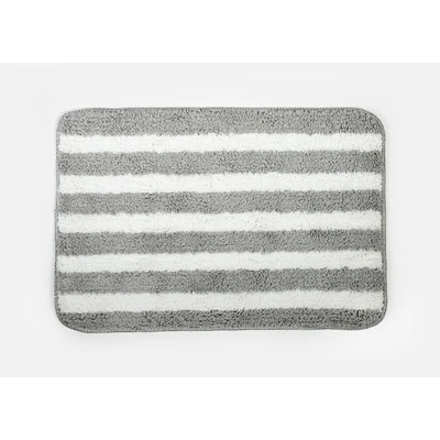 Manamo Perry Anti-slip Bath Mat Microfiber Light Grey 40x60 cm