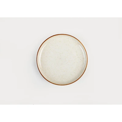 Manamo Elena Cake Plate Porcelain Beige  20 cm