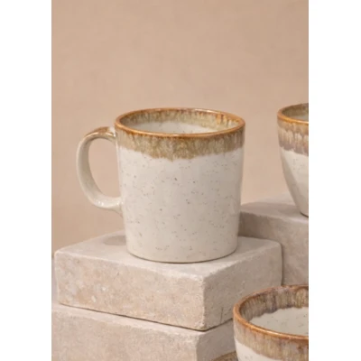 Manamo Luna Mug Ceramiic Beige  300 cc