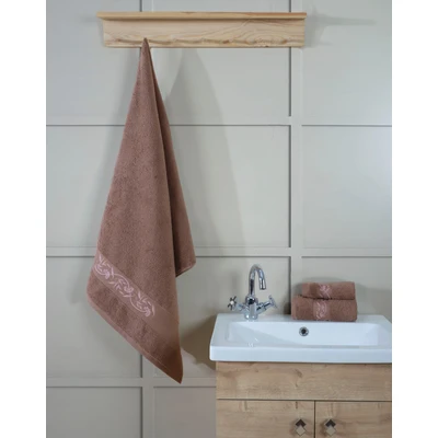 Manamo Elain Bath Towel Cotton Mocha 75x150 cm