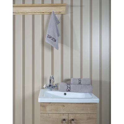 Manamo Elain Hand Towel Cotton Grey 30x50 cm