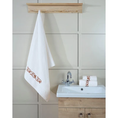 Manamo Elain Bath Towel Cotton Ecru 75x150 cm