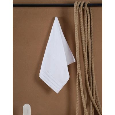 Manamo Areta Jacquard Luks Face Towel White 50X85