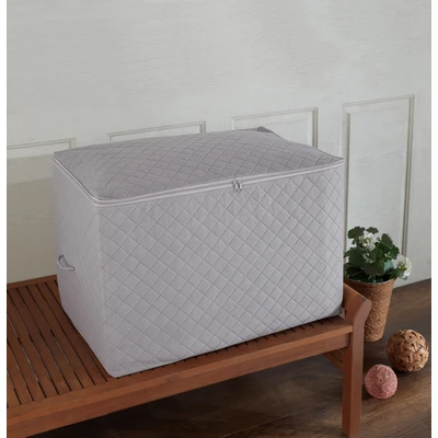 Manamo  Plain Organizer Quilted Grey 60x45x18 cm