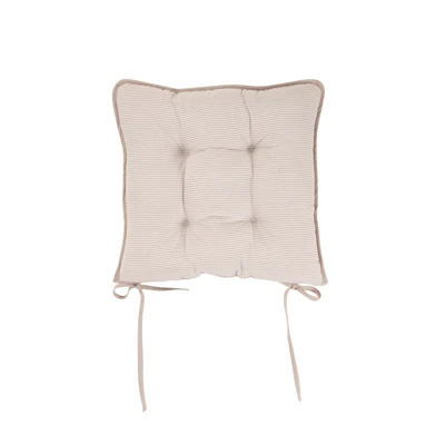 Manamo Amy Chair Pad Polyester Beige 43x43x3 cm