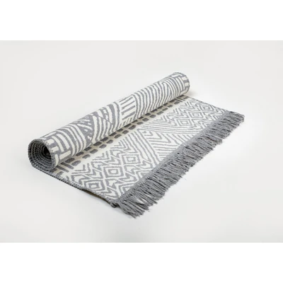 Manamo Arrows Carpet Acrylic Gray/Ecru 80x150 cm
